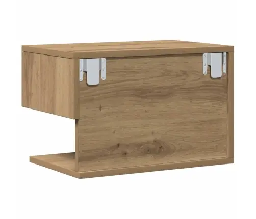 Sienas Naktsskapīši, 2 Gab., Koka Krāsa Vidaxl