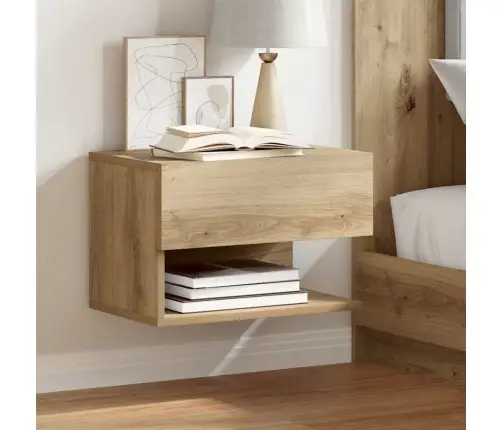 Sienas Naktsskapīši, 2 Gab., Koka Krāsa Vidaxl