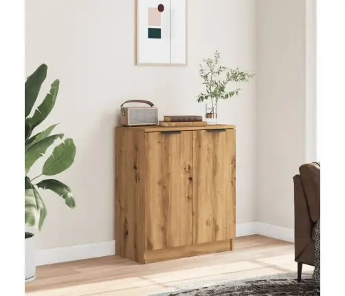 Kumode, Koka Krāsa, 60X30X70 Cm, Inženierijas Koks Vidaxl