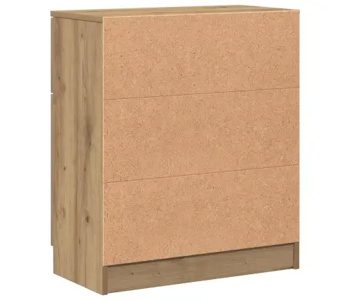 Kumode, Koka Krāsa, 60X30X70 Cm, Inženierijas Koks Vidaxl