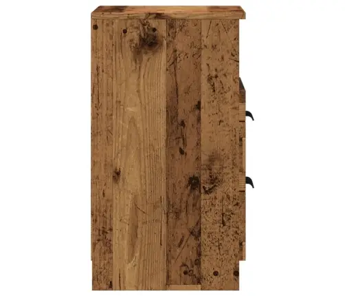 Naktsskapītis, Veca Koka, 40X36X65 Cm, Inženierijas Koks Vidaxl