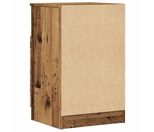 Naktsskapītis, Veca Koka, 40X36X65 Cm, Inženierijas Koks Vidaxl