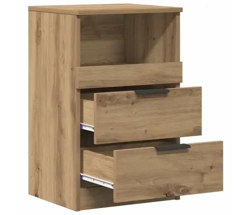 Naktsskapīši 2 Gab. Koka Krāsa 40X36X65 Cm Inženierijas Koks Vidaxl