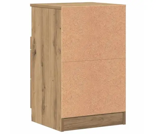 Naktsskapīši 2 Gab. Koka Krāsa 40X36X65 Cm Inženierijas Koks Vidaxl