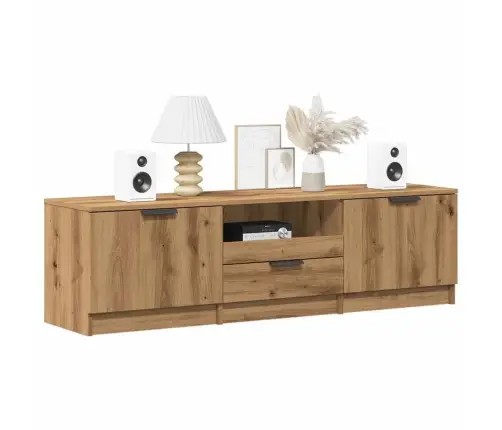 Tv Skapis Artisan Oak 140X35X40 Cm Engineered Wood Vidaxl