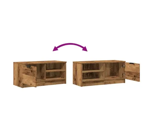 Telerikapp Old Wood 80X35X36,5 Cm Engineered Wood