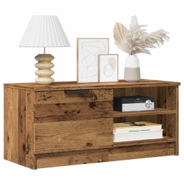 Tv Skapis Old Wood 80X35X36,5 Cm Engineered Wood Vidaxl