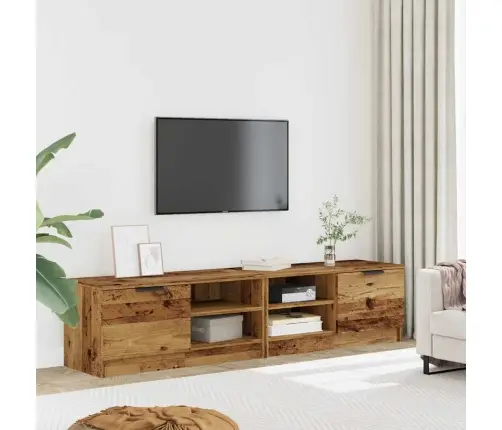 Televizoriaus Spintelės, 2Vnt., Medienos, 80X35X36,5cm Mediena Televizoriaus Spintelės, 2Vnt., Medienos, 80X35X36,5cm Mediena