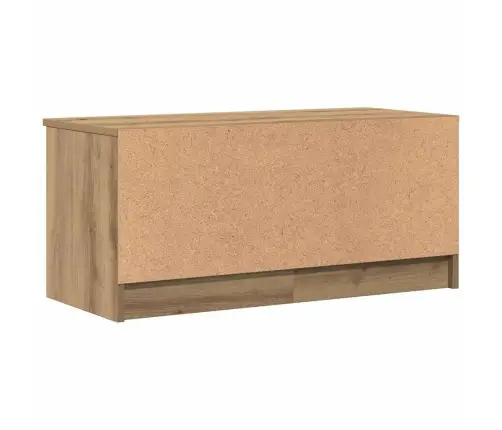 Tv Skapītis, Koka Krāsā, 80X35X36,5 Cm, Inženierijas Koks Vidaxl