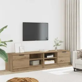 2 Daļu Tv Skapja Komplekts Artisan Oak 80X35X36,5 Cm Vidaxl