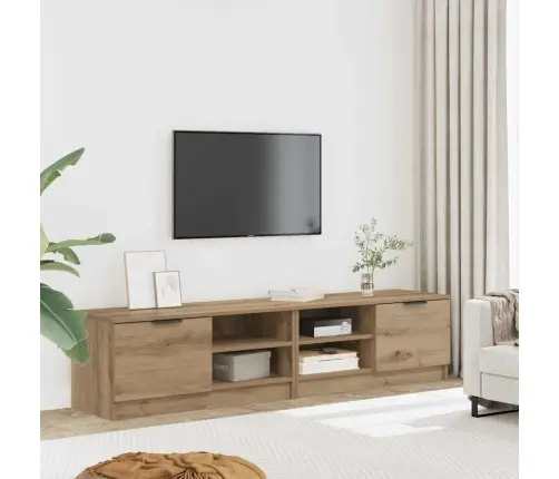 2 Daļu Tv Skapja Komplekts Artisan Oak 80X35X36,5 Cm Vidaxl