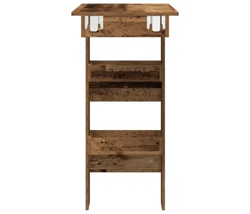 Seina Baarilaud Vana Puit 102X45X103,5 Cm Engineered Wood