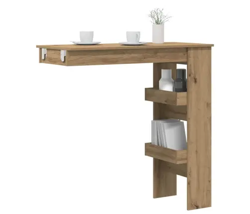 Sieninis Baro Staliukas, Artisano, 102X45X103,5cm Mediena