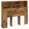 Gultas Galvgalis Ar Plauktu, 120X19X103,5 Cm, Inženierijas Koks Vidaxl
