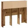 Gultas Galvgalis Ar Plauktu, 120X19X103,5 Cm, Inženierijas Koks Vidaxl