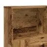 Gultas Galvgalis Ar Plauktu, 120X19X103,5 Cm, Inženierijas Koks Vidaxl