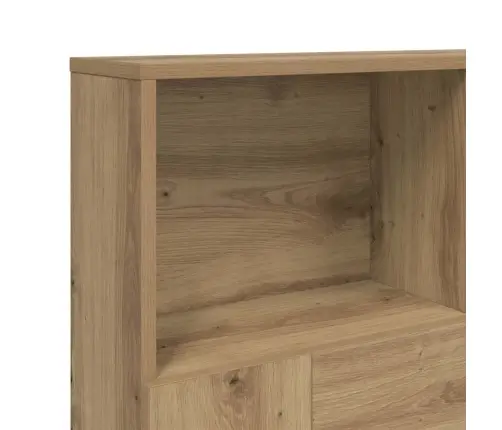 Gultas Galvgalis Ar Plauktu, 120X19X103,5 Cm, Inženierijas Koks Vidaxl