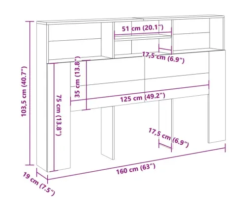 Peatsi Kapp Artisan Tamm 160X19X103,5 Cm Ehituspuit