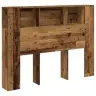 Galvgaļa Skapis Old Wood 140X18,5X102,5 Cm Engineered Wood Vidaxl