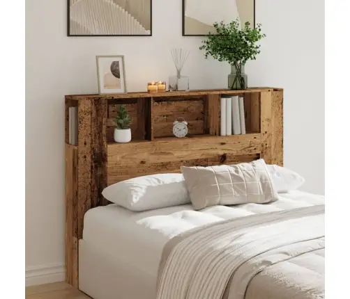 Galvgaļa Skapis Old Wood 140X18,5X102,5 Cm Engineered Wood Vidaxl