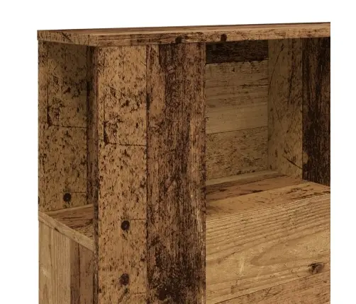 Galvgaļa Skapis Old Wood 140X18,5X102,5 Cm Engineered Wood Vidaxl