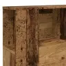 Galvgaļa Skapis Old Wood 140X18,5X102,5 Cm Engineered Wood Vidaxl