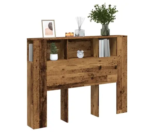 Galvgaļa Skapis Old Wood 140X18,5X102,5 Cm Engineered Wood Vidaxl