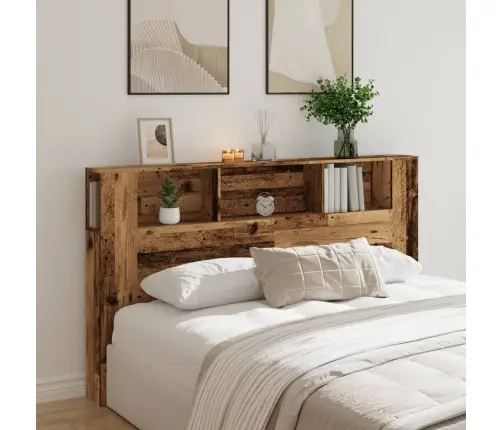 Voodipeatsi Kapp, Vana Puit, 180X18,5X102,5 cm Tehispuit