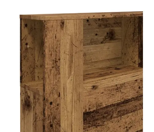 Voodipeatsi Kapp, Vana Puit, 180X18,5X102,5 cm Tehispuit