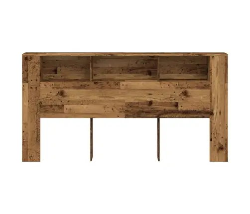 Gultas Galvgalis Ar Plauktu, 200X18,5X102,5 Cm, Konstruēts Koks Vidaxl