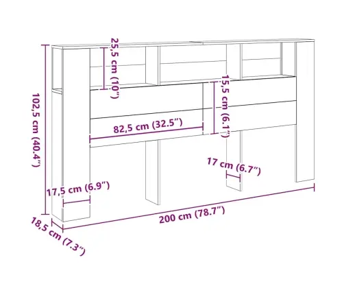 Galvūgalis-Spintelė, Artisano Ąžuolo, 200X18,5X102,5cm Mediena Galvūgalis-Spintelė, Artisano Ąžuolo, 200X18,5X102,5cm Mediena