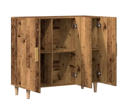 Puhvetkapp, Vana Puit, 90 X 34 X 80 cm Tehispuit