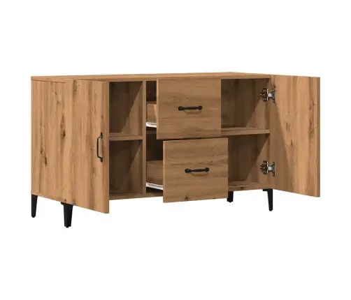 Šoninė Spintelė, Artisano Ąžuolo, 100X36X60cm Apdirbta Mediena