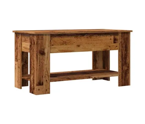 Kafijas Galdiņš Old Wood 101X49X52 Cm Engineered Wood Vidaxl