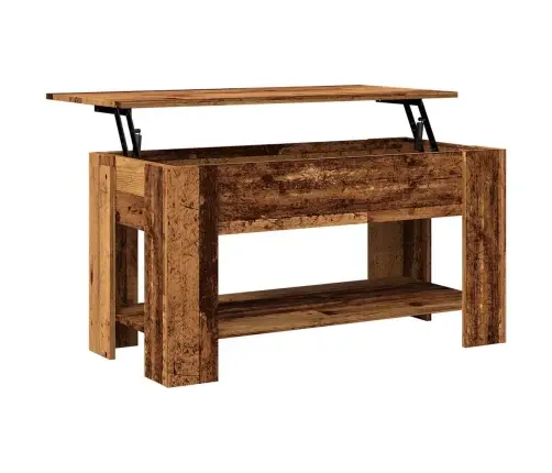 Kafijas Galdiņš Old Wood 101X49X52 Cm Engineered Wood Vidaxl