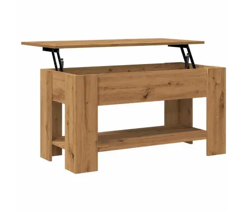 Kafijas Galdiņš Artisan Ozols 101X49X52 Cm Inženierijas Koks Vidaxl