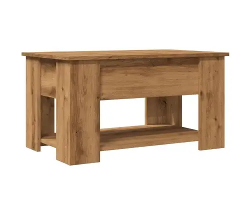 Kafijas Galdiņš Artisan Ozols 79X49X41 Cm Engineered Wood Vidaxl