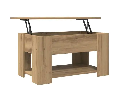 Kafijas Galdiņš Artisan Ozols 79X49X41 Cm Engineered Wood Vidaxl