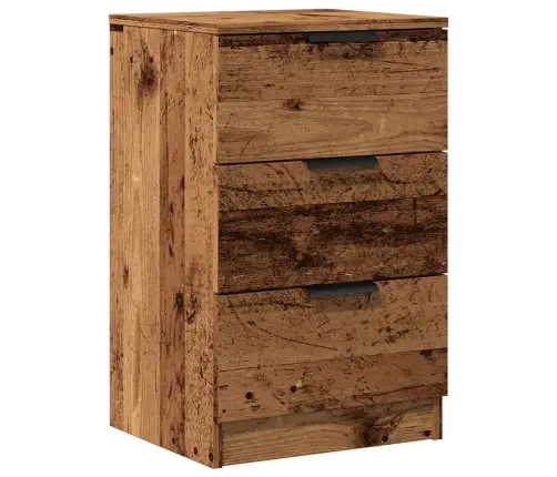 Naktsskapītis, Veca Koka, 40X36X65 Cm, Inženierijas Koks Vidaxl