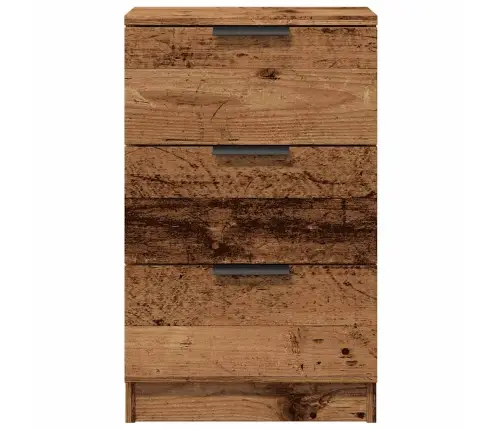 Naktsskapītis, Veca Koka, 40X36X65 Cm, Inženierijas Koks Vidaxl