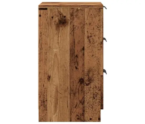 Naktsskapītis, Veca Koka, 40X36X65 Cm, Inženierijas Koks Vidaxl