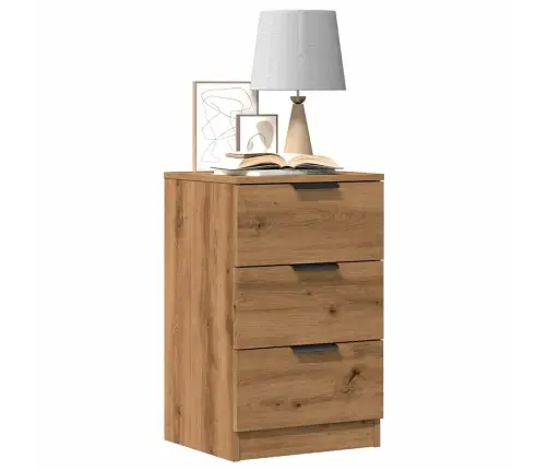 Naktsskapītis, Koka Krāsa, 40X36X65 Cm, Inženierijas Koks Vidaxl