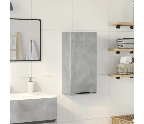 Vannasistabas Sienas Skapītis, Betona Pelēks, 32X20X67 Cm Vidaxl