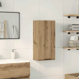 Vannasistabas Sienas Skapītis, Koka Krāsa, 32X20X67 Cm Vidaxl