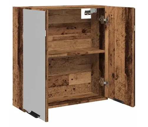 Veidrodinė Spintelė Vonios Kambariui Sena Mediena 64X20X66,5 Cm