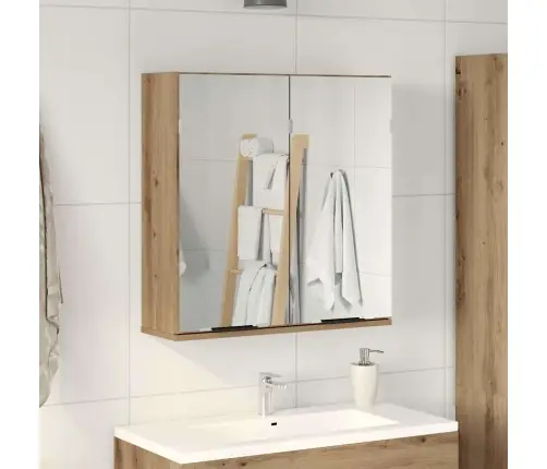 Veidrodinė Vonios Spintelė, Artisano, 64X20X66,5cm Mediena