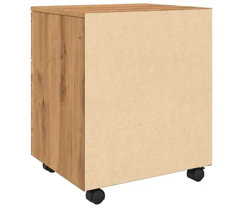 Mobili Dokumentų Spinta Su Ratukais Artisan Ąžuolas 45X38X54 Cm