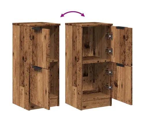 Kumodes, 2 Gab., Veca Koka, 30X30X70 Cm, Inženierijas Koks Vidaxl Kumodes, 2 Gab., Veca Koka, 30X30X70 Cm, Inženierijas Koks Vidaxl