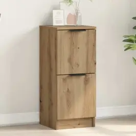 Kumode, Koka Krāsā, 30X30X70 Cm, Inženierijas Koks Vidaxl