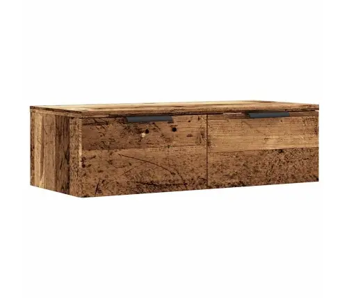 Sienas Skapītis, Veca Koka, 68X30X20 Cm, Inženierijas Koks Vidaxl